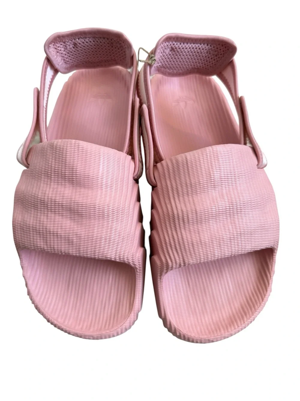 NWT! Adidas ADILETTE 22 XLG SLIDES Platform Slides Pink 8